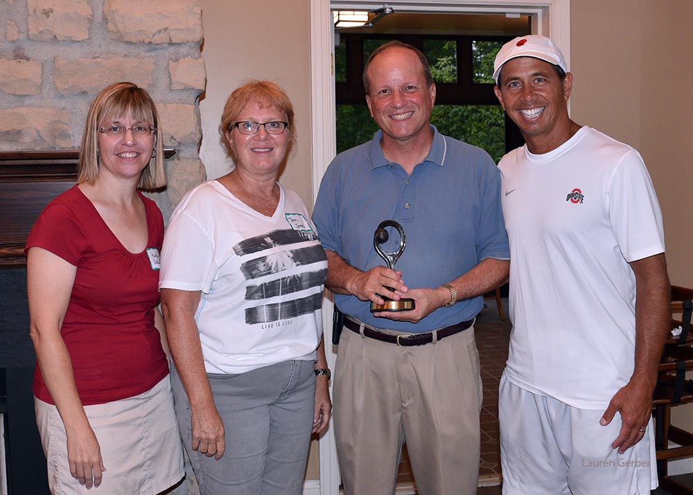 Receiving Fred Burns Award
